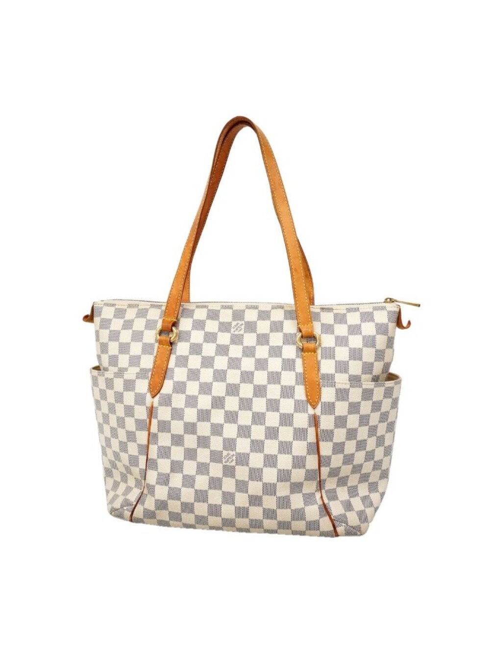 Louis Vuitton Tote Bag Damier Azur Totally MM White